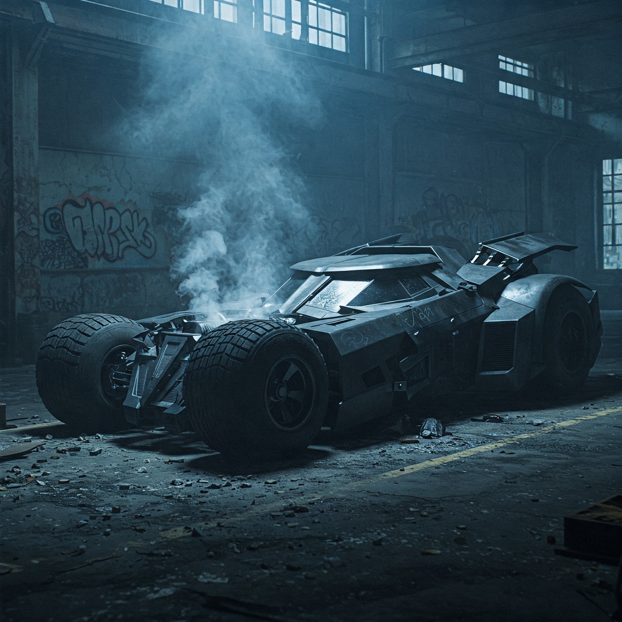 Batman with turtle